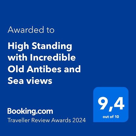 High Standing With Incredible Old Antibes And Sea Views公寓 外观 照片